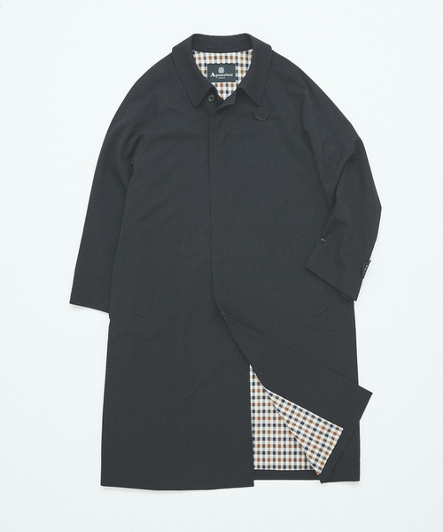 Aquascutum for JOURNAL STANDARD EX WOOL GABARDINE BALMACHAN COAT