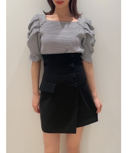 SNIDEL（スナイデル）の「Sustainableハイウエストキュロットショート