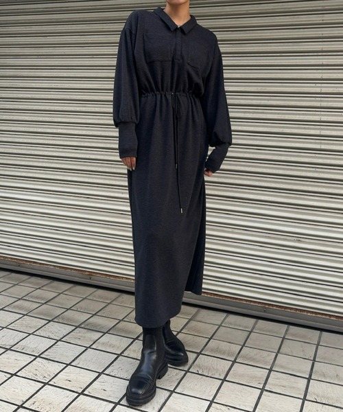 RELAX DRAWSTRING SWEAT DRESS（ワンピース）｜Ameri（アメリ）の