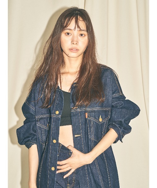 Ungrid（アングリッド）の「ビッグシルエットデニムジャケット（デニム