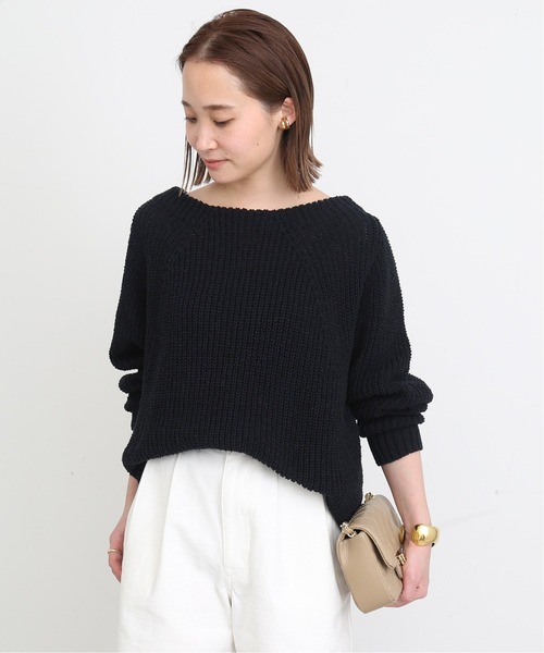 セール】Lily Linen アゼ プルオーバー（ニット/セーター）｜Deuxieme