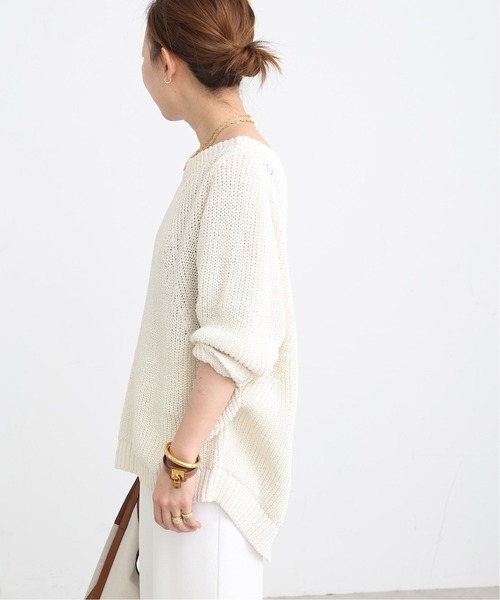 セール】Lily Linen アゼ プルオーバー（ニット/セーター）｜Deuxieme