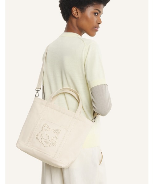 FOX HEAD SMALL TOTE（トートバッグ）｜Maison Kitsune（メゾンキツネ