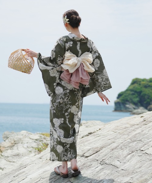 選べる浴衣3点セット utataneオリジナルデザイン 国内染色（浴衣