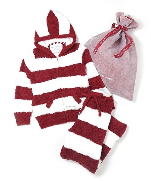 GELATOPIQUE】新品♡クリスマス ボーダーセットアップ【もこもこ