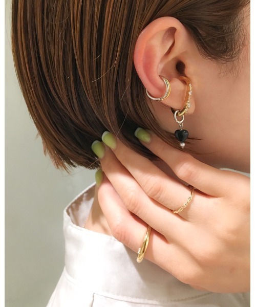 ete（エテ）の「○K10YG レイヤード ツイスト リング（リング）」 - WEAR