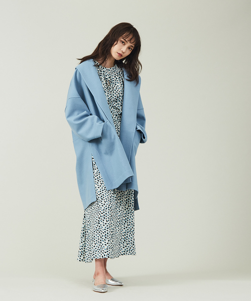 qualite（カリテ）の「圧縮ウールショールカラーコート（その他