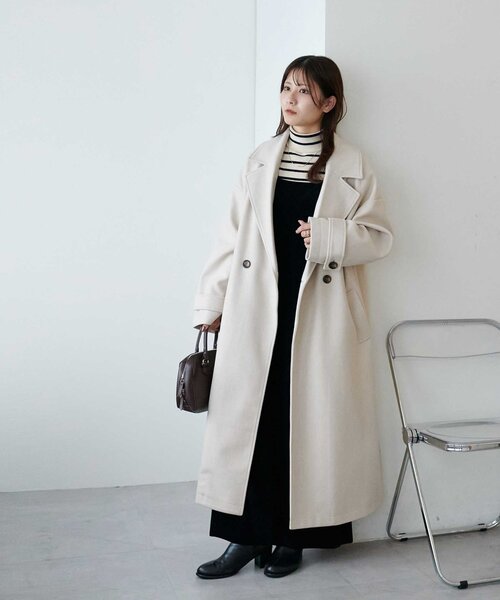 DISCOAT（ディスコート）の「【WEB限定】ダブルロングコート