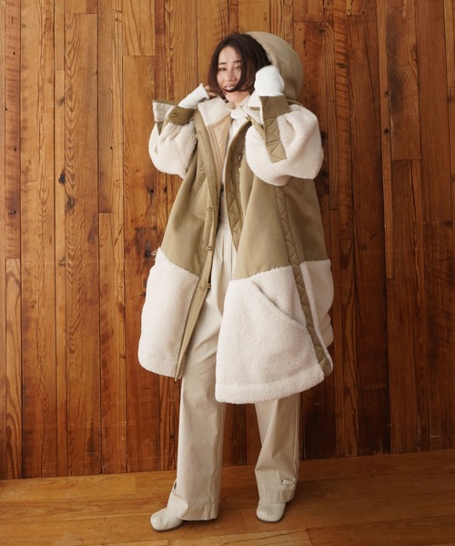 ETRE TOKYO（エトレトウキョウ）の「ミリタリーボアコート（モッズ