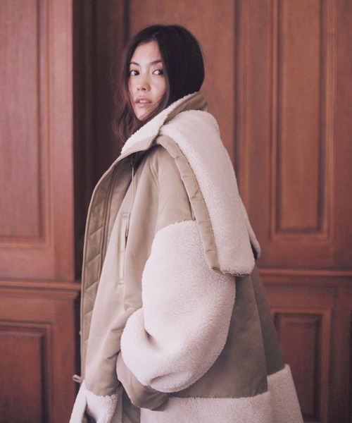 ETRE TOKYO（エトレトウキョウ）の「ミリタリーボアコート（モッズ