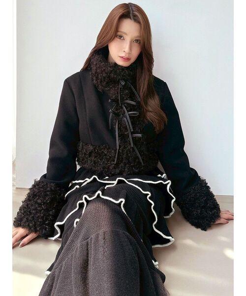セール】ポイントフェイクファーブルゾン（ブルゾン）｜RESEXXY