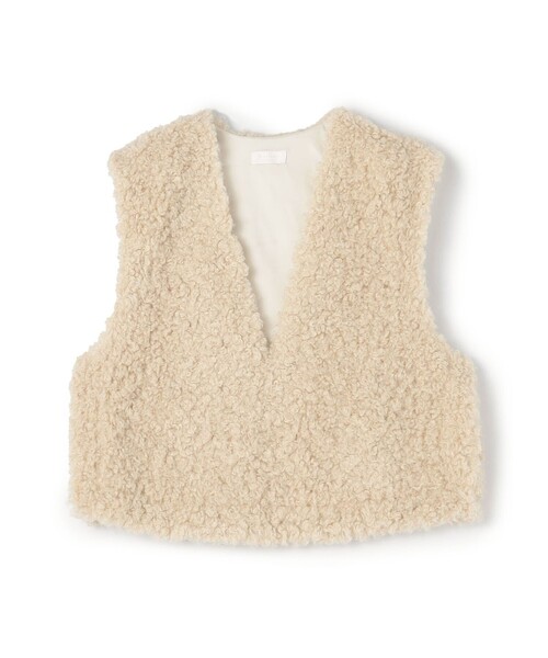セール】ミックスファー Vネックベスト（ベスト）｜BALLSEY
