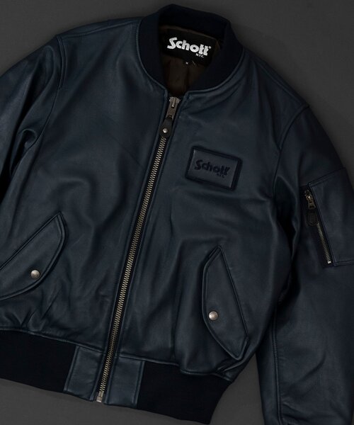 schott（ショット）の「SCHOTT / ショット 別注 レザーMA-1（MA-1