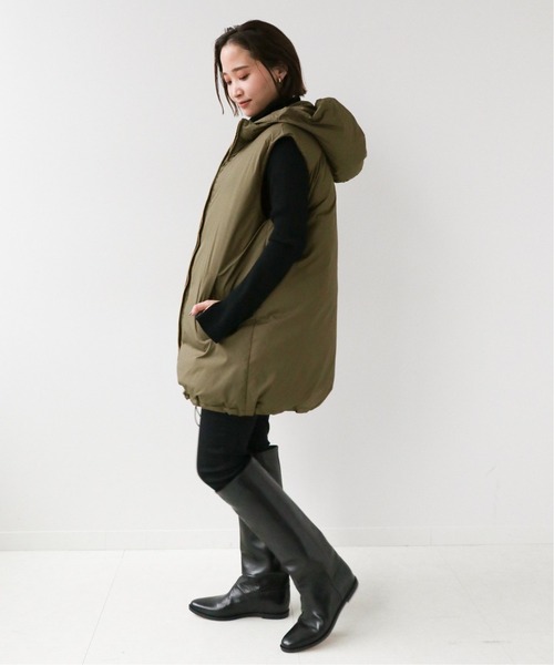 Deuxieme Classe（ドゥーズィエムクラス）の「中綿ロングベスト(カーキ