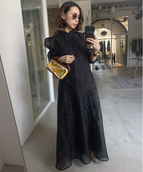 Ameri（アメリ）の「MEDI FOREST EMBROIDERY DRESS（ワンピース）」 - WEAR