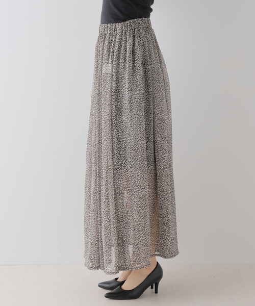 ドゥーズィエムクラス o biani レオパード柄スカート Deuxieme Classe