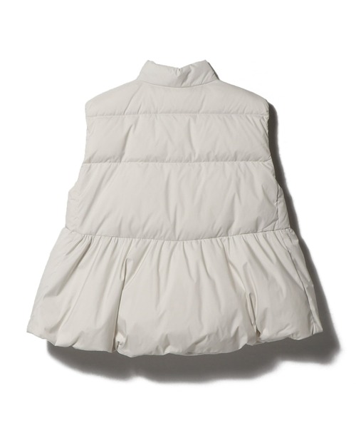 PaDD（パッド）の「PaDD / ペプラムダウンベスト（ダウンベスト）」 - WEAR