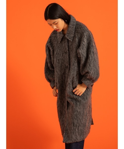 CHAROL（シャロル）の「ラグランスリーブシャギーロングコート（その他