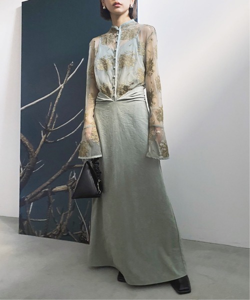 Ameri（アメリ）の「FLOWER LACE DRESS（ワンピース）」 - WEAR