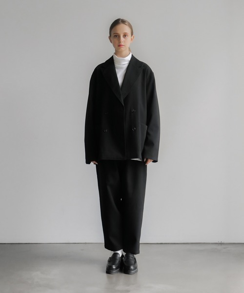 remer（リメール）の「loose basic double tailored jacket
