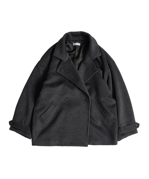 shaggy half coat / シャギーハーフコート（その他アウター）｜MUHET