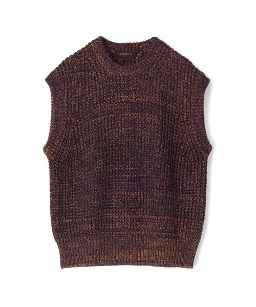 caban（キャバン）の「CABaN コットンカシミヤミックスワッフル クルー