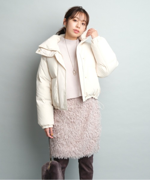 JUSGLITTY（ジャスグリッティー）の「撥水ショートダウン（ダウン