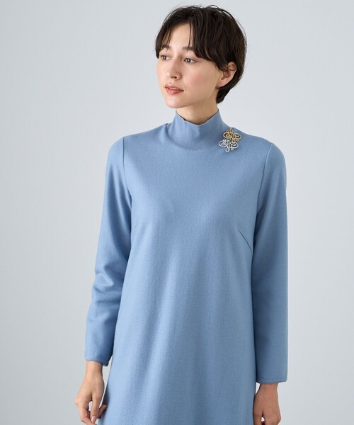 ANAYI（アナイ）の「ウールジャージーヘムフレア ワンピース