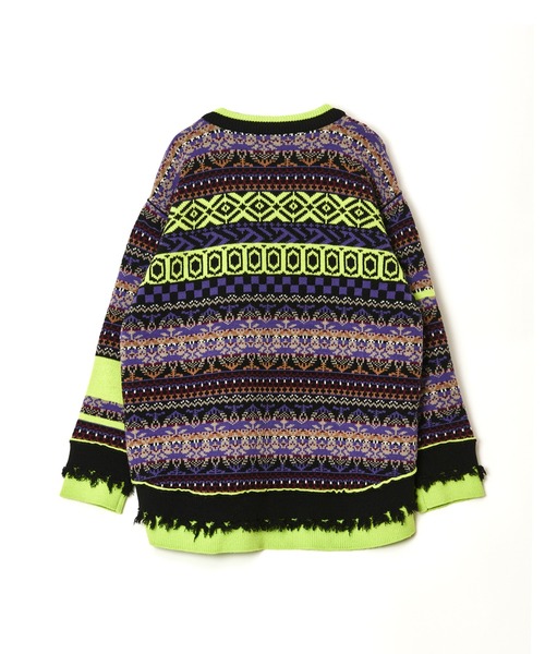 AULAAILA今期新作ジャカードニットプルオーバー ジャガードニットプル
