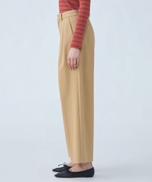 MACPHEE（マカフィー）の「□コットンチノ タックワイドパンツ