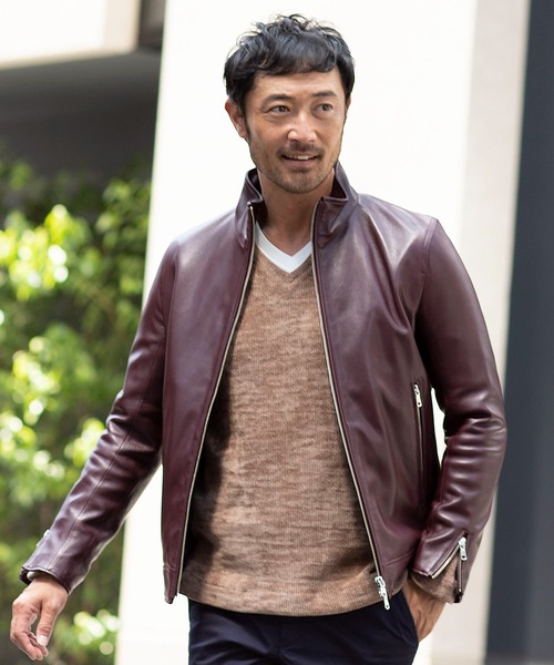 TETE HOMME（テットオム）の「【21AW】ラムレザーシングルライダース