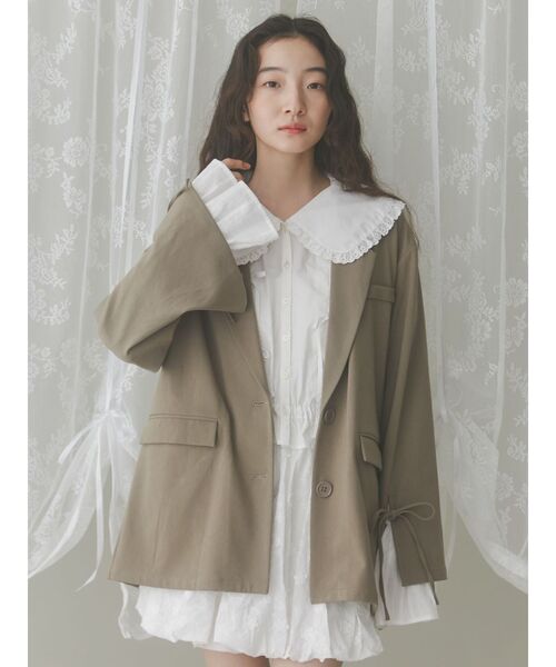 merry jenny（メリージェニー）の「ribbon ribbon jacket（テーラード