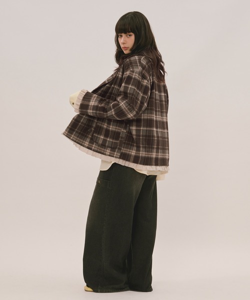 frill layered design jacket / フリルレイヤードデザインジャケット