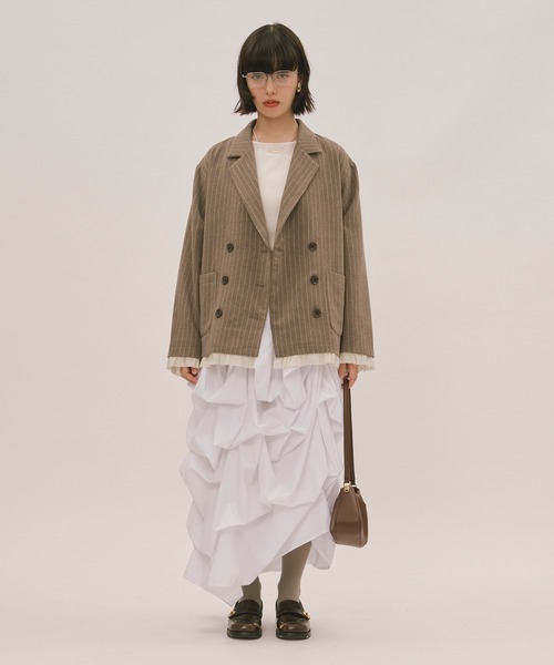 frill layered design jacket / フリルレイヤードデザインジャケット