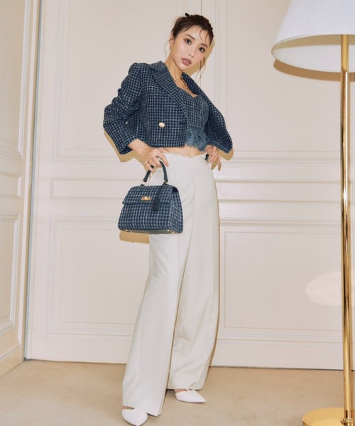 EIMY ISTOIRE（エイミーイストワール）の「eimyパールツイードショート