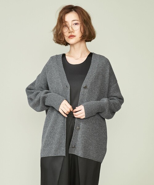 conte（コンテ）の「＜conte＞NVL Vネックカーディガン（カーディガン