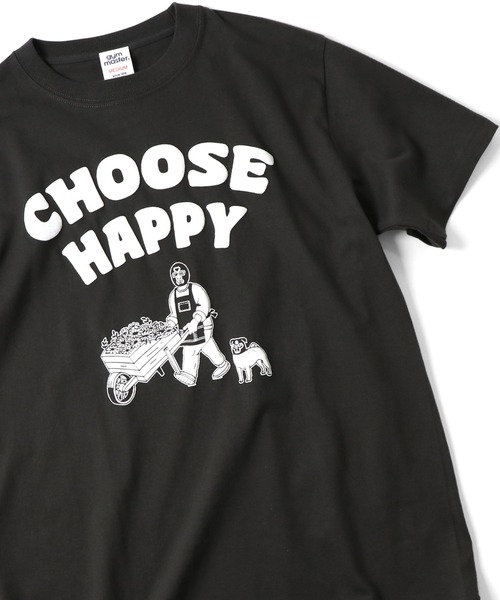 5.6oz CHOOSE HAPPY Tee | ジムマスター（gym master）公式通販