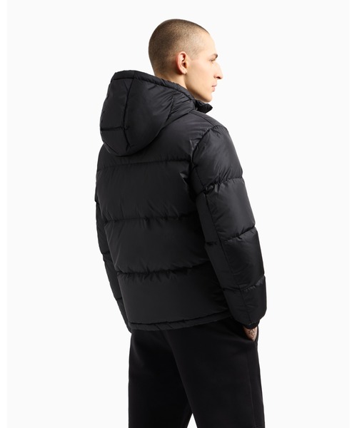 A|X アルマーニ エクスチェンジ】ICON フーデッドダウンジャケット