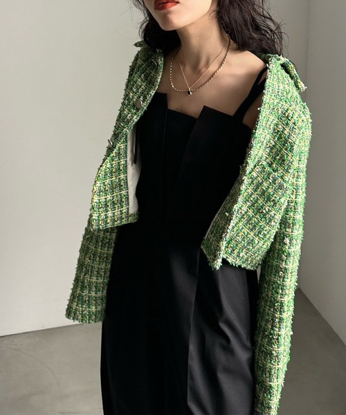 Ameri（アメリ）の「FOLD TUCK WIDE ROMPERS（サロペット