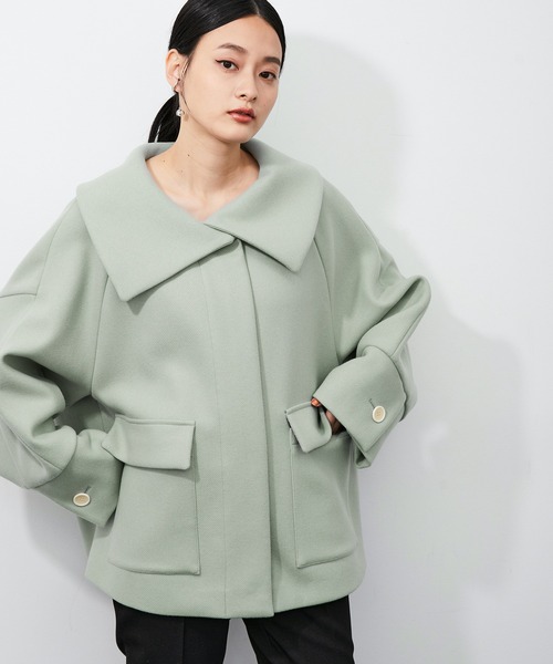 セール】FAbRICA メルトンショートコート（その他アウター）｜ADAM ET