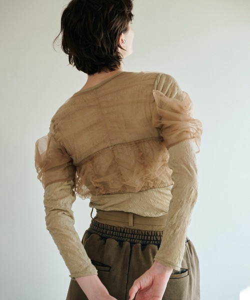 MAISON SPECIAL（メゾンスペシャル）の「Shirring Tulle Combination