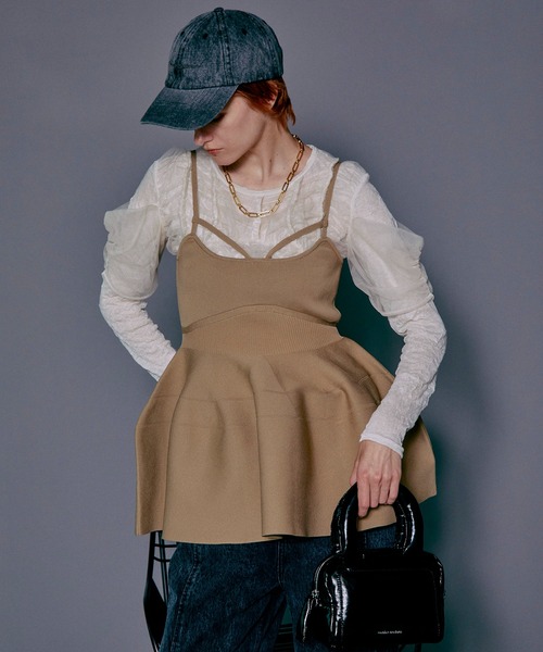 MAISON SPECIAL（メゾンスペシャル）の「Shirring Tulle Combination