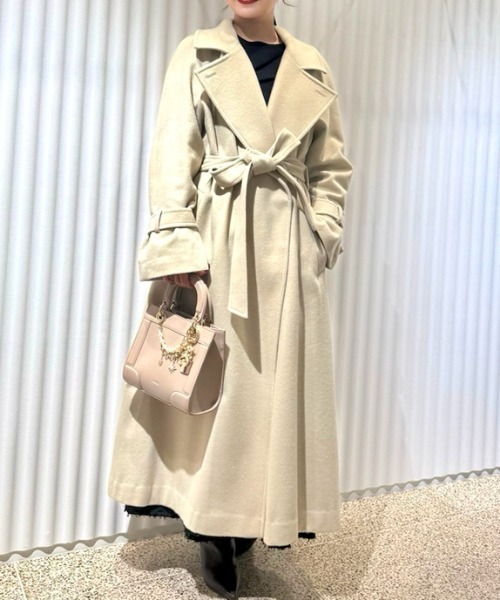 SNIDEL（スナイデル）の「ウールカシミヤスタンドカラーコート（その他