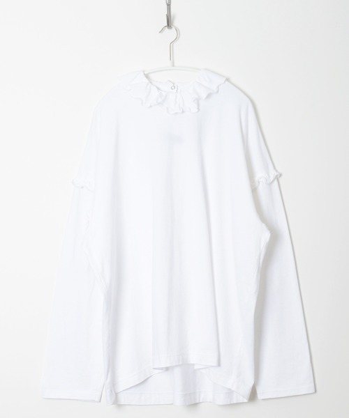 HOLIDAY（ホリデイ）の「SUPER FINE DRY RUFFLE COLLAR L/S TOPS
