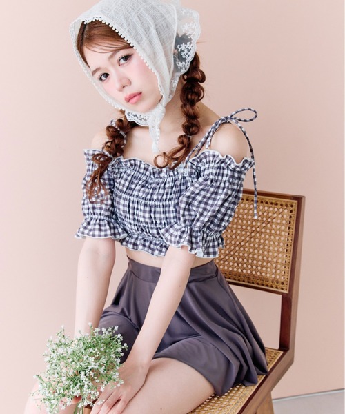 OLIVE des OLIVE（オリーブデオリーブ）の「シャーリングswim wear