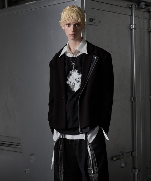 GRANCY（グランシー）の「【GRANCY】Shirring Design Rhinestone