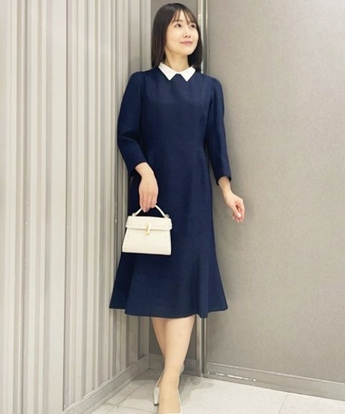 CELFORD（セルフォード）の「エンブロイダリーカラーワンピース