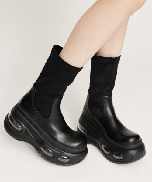 セール】AIR VOL SOLE FIT SHORT BOOTS エアー ボリューム ソール