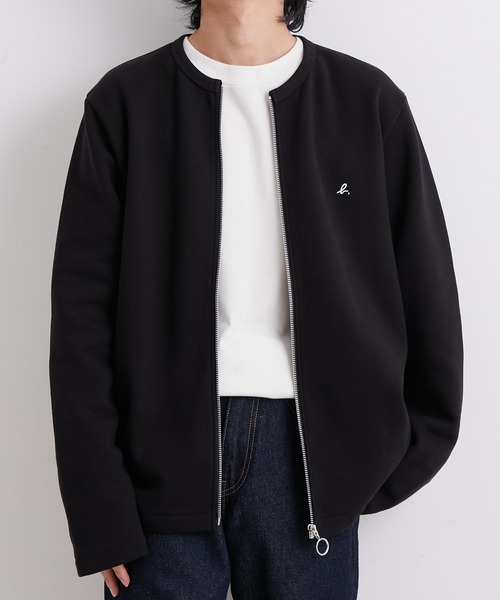 agnes b. pour ADAM ET ROPE'】CARDIGAN CLASSIQUE ZIP / UNISEX