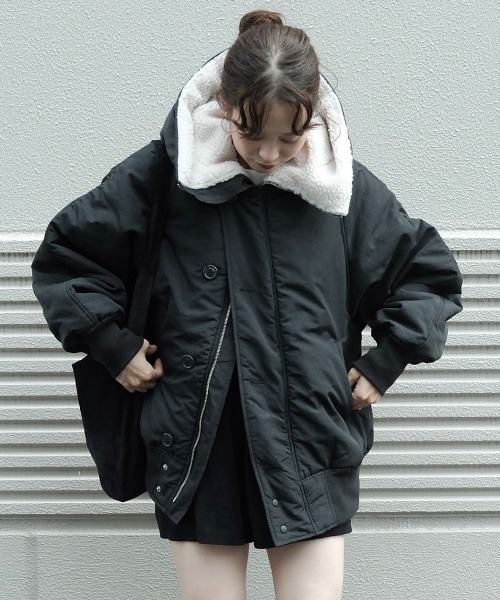 forksy.】N-2Bオーバーサイズフライトジャケット（ブルゾン）｜forksy